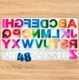 Silicone Mold Widely Applied Letter[1Pc][PD]