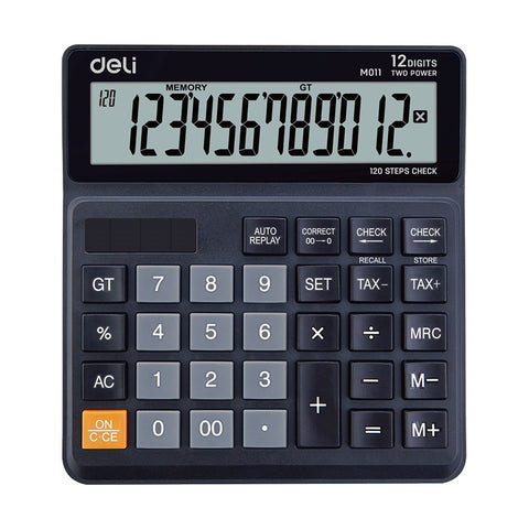 Deli EM01120 12 Digits Desktop Calculator [IS][1Pc]