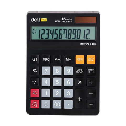 Deli EM01420 12 Digits Desktop Calculator [IS][1Pc]