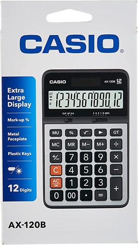Casio Calculator AX-120B [Original][PD][1Pc]