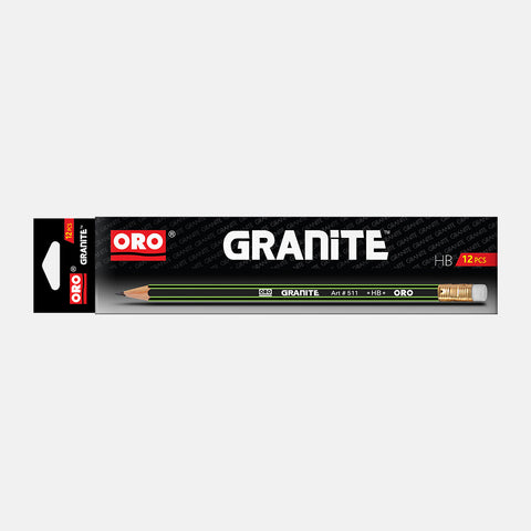 ORO Granite Pencil with Rubber [PD][1Pack]